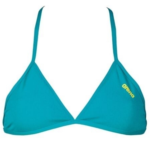 New Arena Rule Breaker Triangle Bikini Top Teal Blue XL - Picture 1 of 5